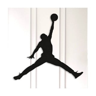 Melns metāla sienu dekors Basketball