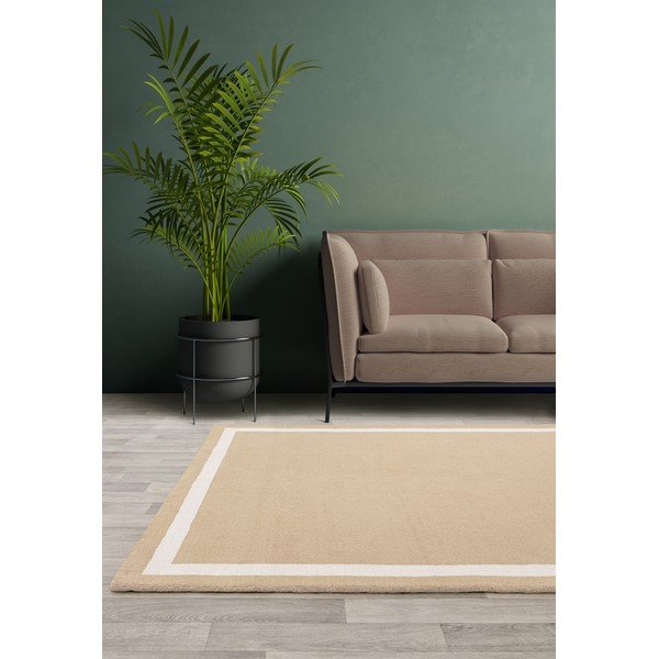 Bēšs ar rokām darināts vilnas paklājs 200x300 cm Albi – Asiatic Carpets-image-1