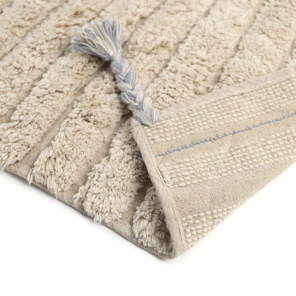 Zils/krēmkrāsas mazgājams paklājs 100x150 cm Dalia – Nattiot-image-3