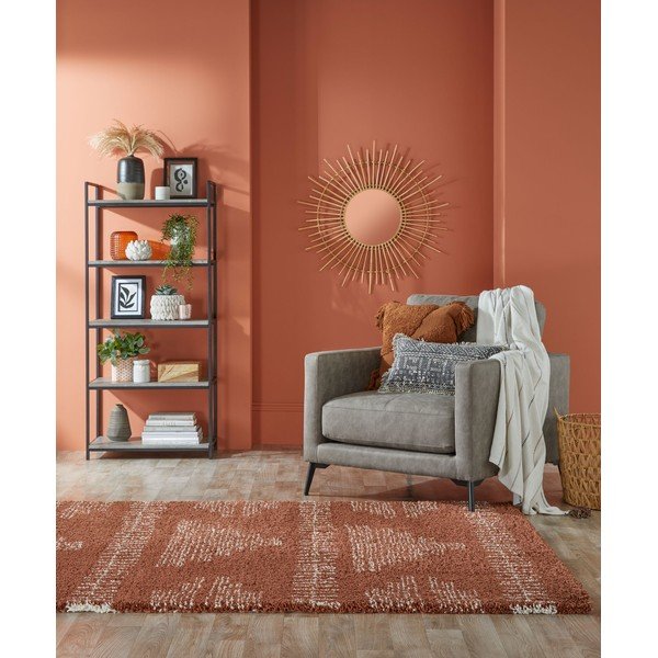 Tumši sarkans paklājs Flair Rugs Zane, 120 x 170 cm-image-4