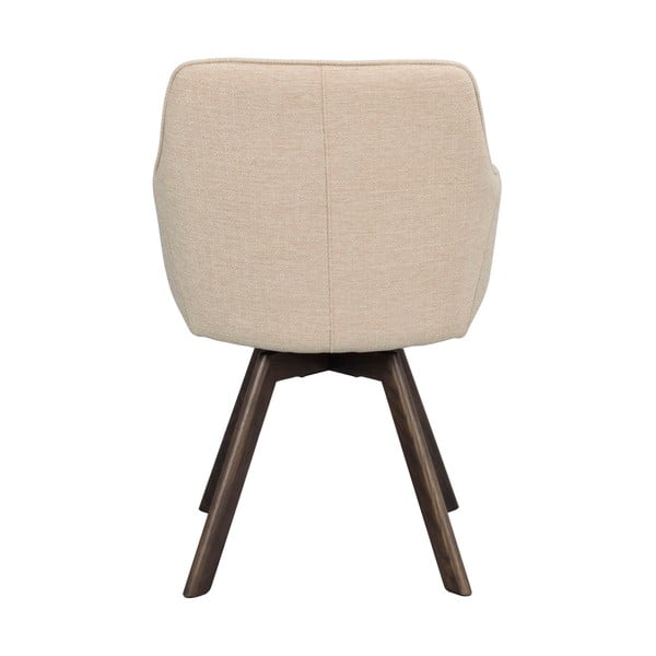 Bēši polsterēti ēdamistabas krēsli (2 gab.) Alison – Rowico-image-4