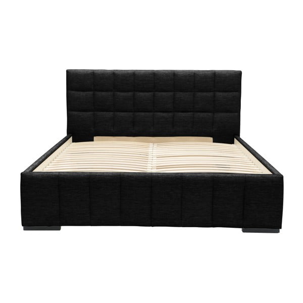 Melna divguļamā gulta Mazzini Beds Dream, 140 x 200 cm-image-2