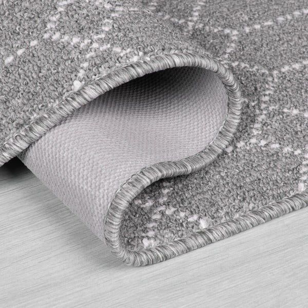 Gaiši pelēks mazgājams celiņa paklājs 57x230 cm Argyll – Flair Rugs-image-2