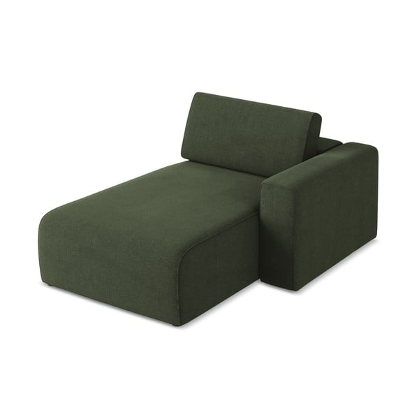 Zaļa modulārā dīvāna daļa (ar labo stūri) Kalea – Makamii-image-2