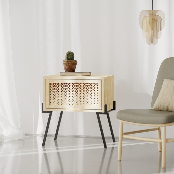 Dabīga toņa naktsskapītis Naive – Kalune Design-image-4