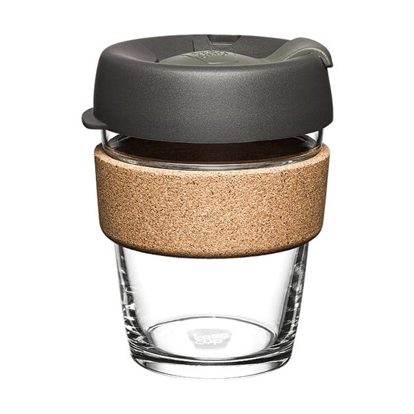 Melna/brūna ceļojumu krūze 340 ml Brew Cork Nitro M – KeepCup