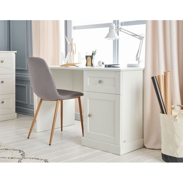 Balts bērnu rakstāmgalds Pinio Marie-image-1