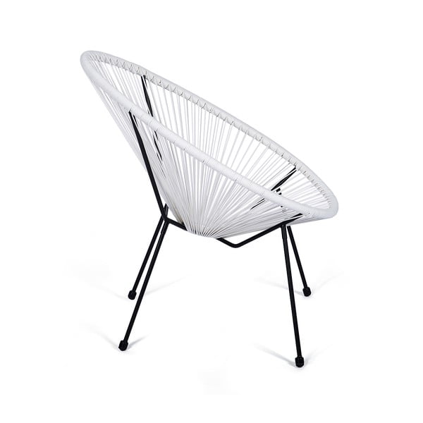 Balts metāla/plastmasas dārza atpūtas krēsls Avocado Comfort – Bonami Selection-image-2