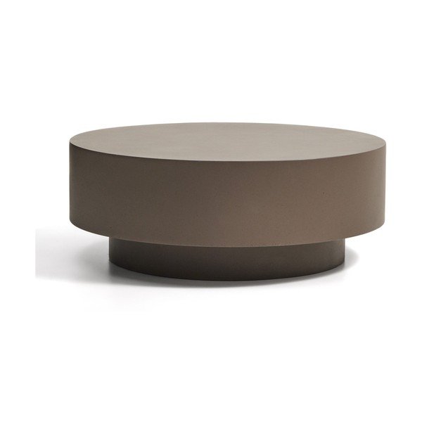 Betona apaļš dārza kafijas galdiņš ø 60 cm Garbet – Kave Home
