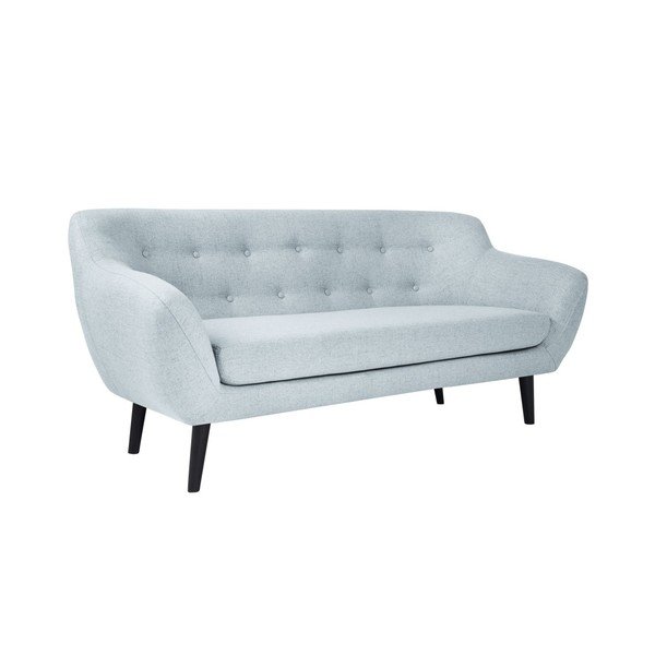 Gaiši zils dīvāns Mazzini Sofas Piemont, 188 cm
