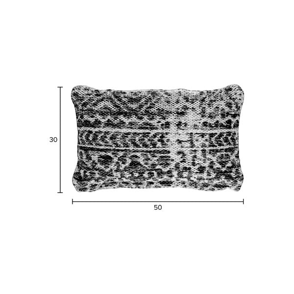 Krāsains spilvens White Label Liv Blue, 30 x 50 cm-image-4