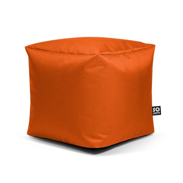 Oranžs bērnu sēžammaiss Cube M – So Soft?