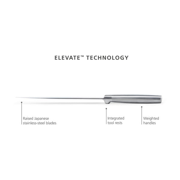 Nažu komplekts ar statīvu un nerūsējošā tērauda asmeni (5 gab.) Elevate Fusion – Joseph Joseph-image-4