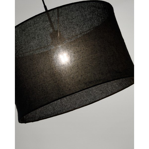 Melns abažūrs ø 50 cm Mariela – Kave Home-image-4
