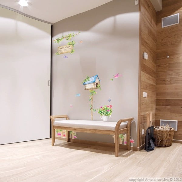 Sienas uzlīmju komplekts Ambiance Happy House, 42x30 cm-image-3