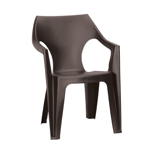 Brūns plastmasas dārza krēsls Dante – Keter