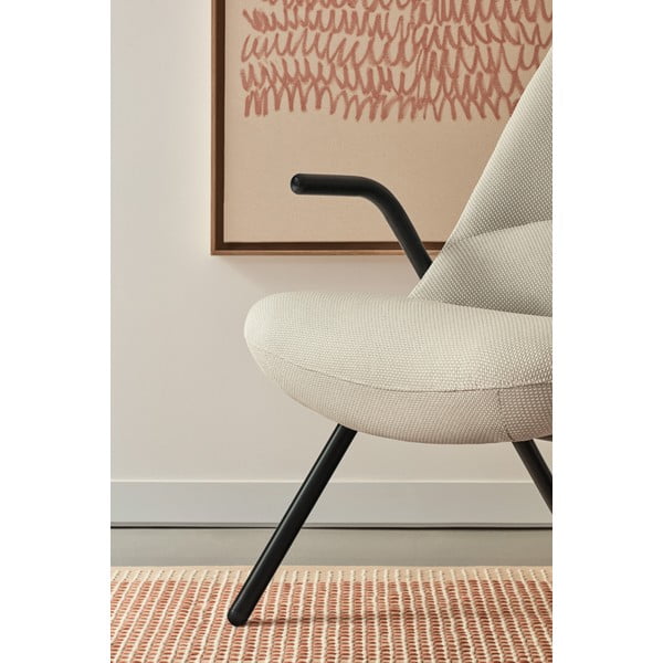 Balts krēsls Teulat Dins, augstums 90 cm-image-1