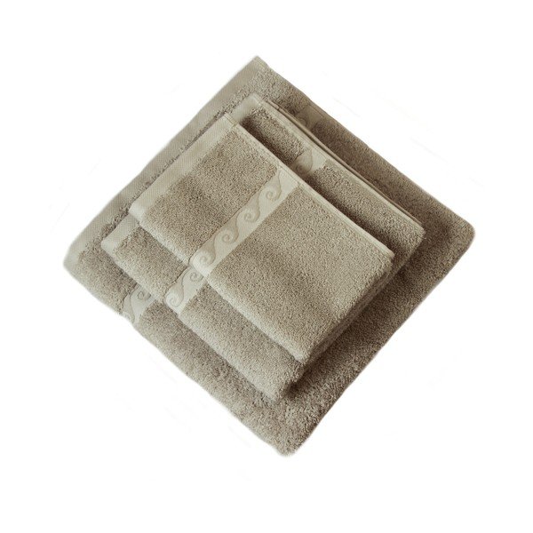 Dvieļu dvielis Wave 50x30, pelēks-image-1