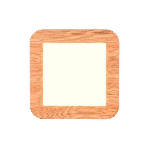 Oranža LED griestu lampa 17x17 cm Camillus – Reality-image-3