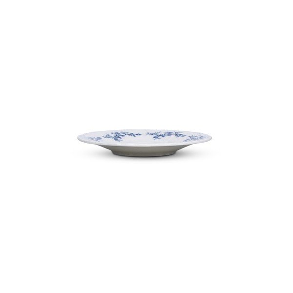 Balta/zila porcelāna apakštasīte ø 12 cm Retro – BonBistro-image-2