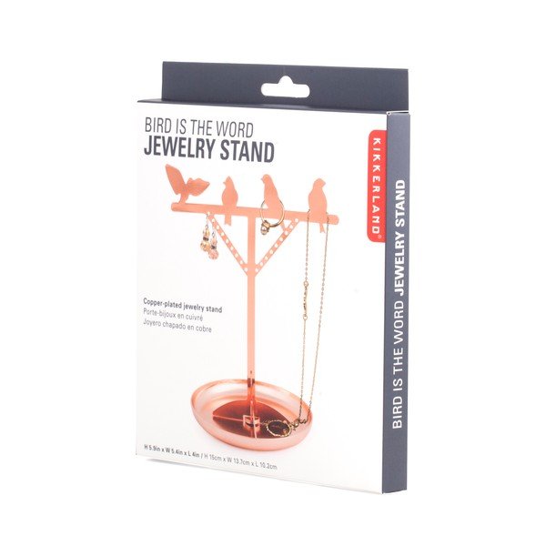 Rotaslietu statīvs vara krāsā Kikkerland Bird, augstums 20 cm-image-2
