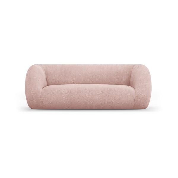 Gaiši rozā dīvāns no buklē auduma 210 cm Essen – Cosmopolitan Design