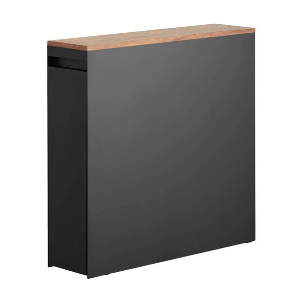 Melns metāla vannas istabas plaukts 14x55 cm Tower – YAMAZAKI