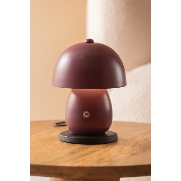 Gaiši violeta LED galda lampa ar metāla abažūru (augstums 18 cm) Mono LED – Leitmotiv-image-1