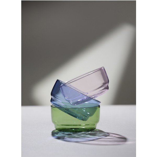 Rozā stikla bļodiņas (2 gab.) 500 ml Torino – Lyngby Glas-image-1