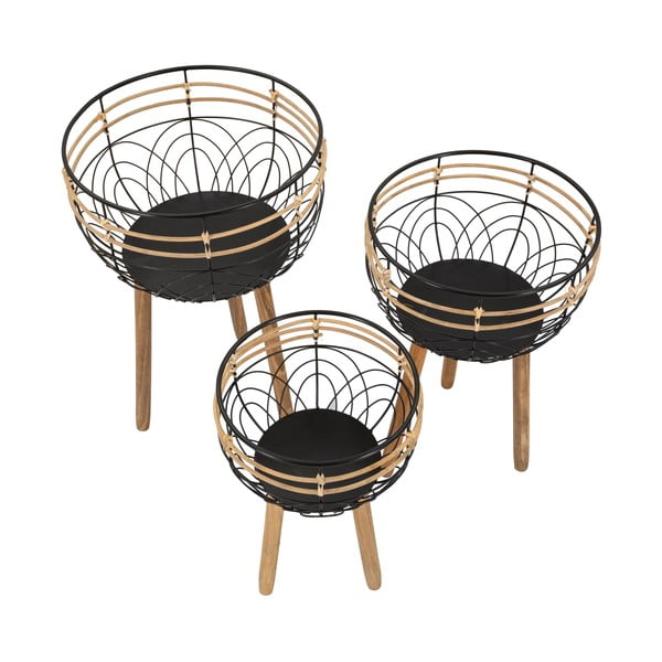 Metāla puķu podu statīvi (3 gab.) Oporto – Mauro Ferretti-image-4