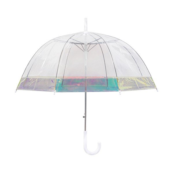 Sieviešu caurspīdīgais lietussargs Ambiance Iridiscent, ⌀ 85 cm