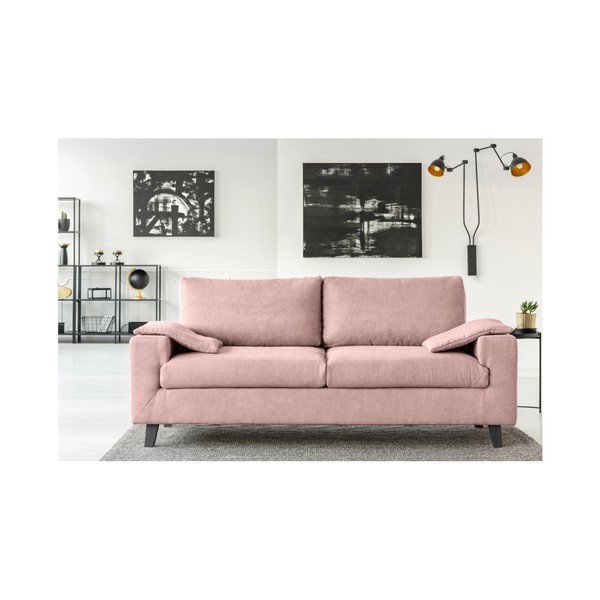 Gaiši rozā dīvāns trim personām Cosmopolitan design Munich-image-3