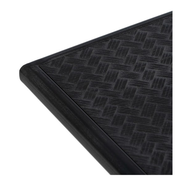 Melns metāla konsoles galds 38x120 cm Oslo – Ixia-image-3