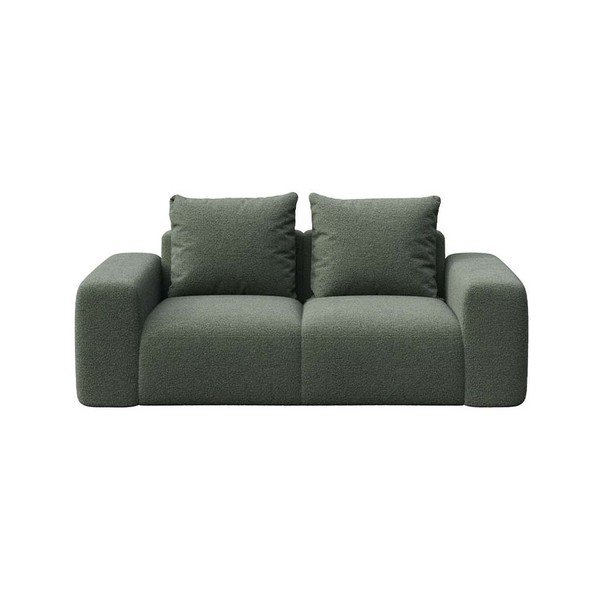Zaļš dīvāns no buklē auduma 212 cm Monce – Rodier
