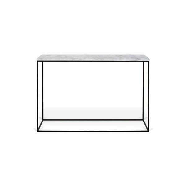 TemaHome Gleam konsoles galds ar baltu marmora virsmu