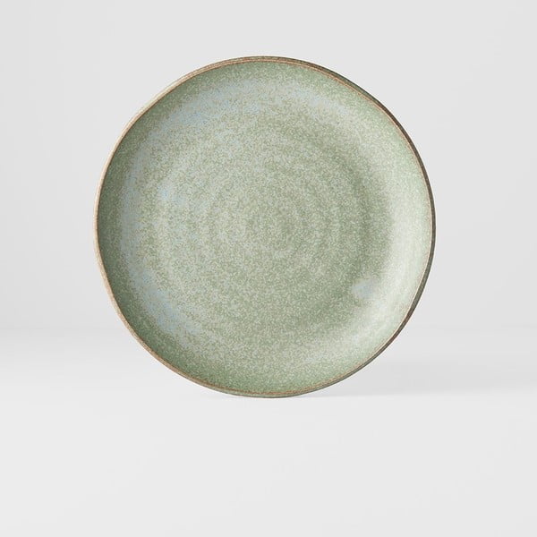 Zaļš keramikas šķīvis MIJ Fade, ø 24 cm