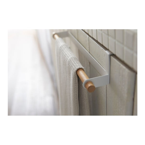 Balts piekaramais dvieļu turētājs YAMAZAKI Tosca-image-2