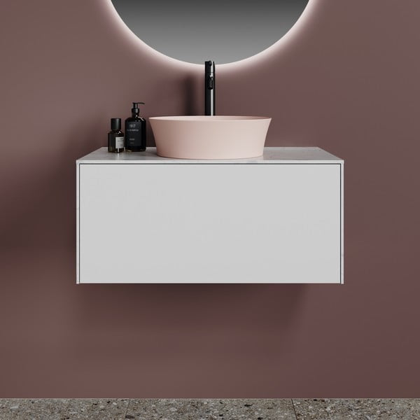 Gaiši rozā keramikas apaļa izlietne ø 40 cm Ipalyss – Ideal Standard-image-1