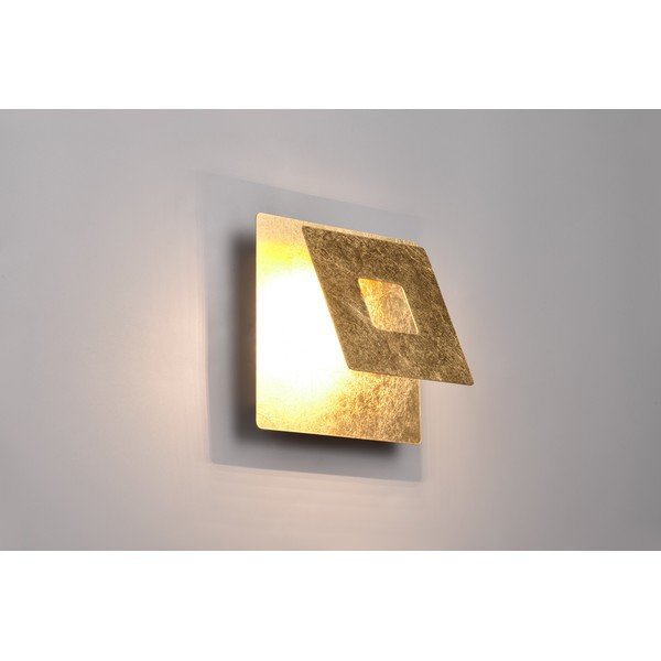 Zelta krāsas LED sienas lampa Leano – Trio-image-4