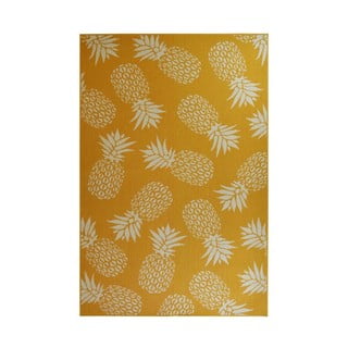 Dzeltens āra paklājs Floorita Pineapple, 160 x 230 cm