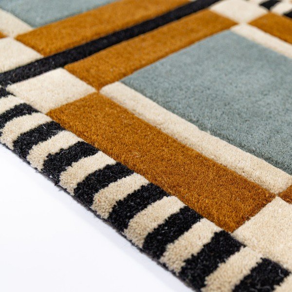 Ar rokām darināts vilnas paklājs 140x200 cm Quadro Wool – Flair Rugs-image-4