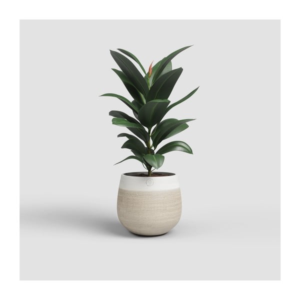 Keramikas ar rokām radīts puķu pods ø 20 cm Antheia – Artevasi-image-1