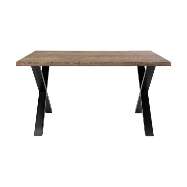 Ēdamgalds ar masīvkoka virsmu House Nordic Toulon Smoked, 140 x 95 cm-image-2