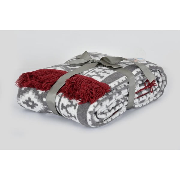 Pelēks pleds 127x155 cm – Mila Home-image-1