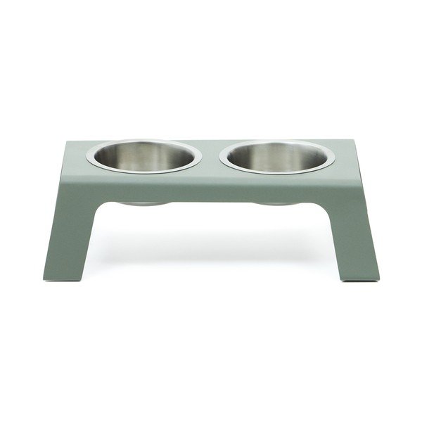 Nerūsējošā tērauda bļodiņu komplekts ar pamatni suņiem Rocky – Kave Home-image-2