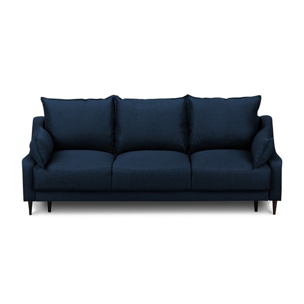 Zils dīvāns ar veļas kasti Mazzini Sofas Ancolie, 215 cm