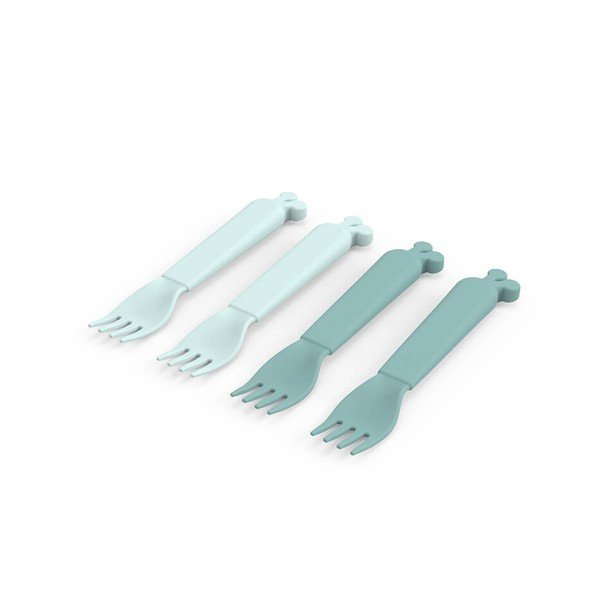 4 zilu dakšiņu komplekts bērniem Done by Deer Raffi