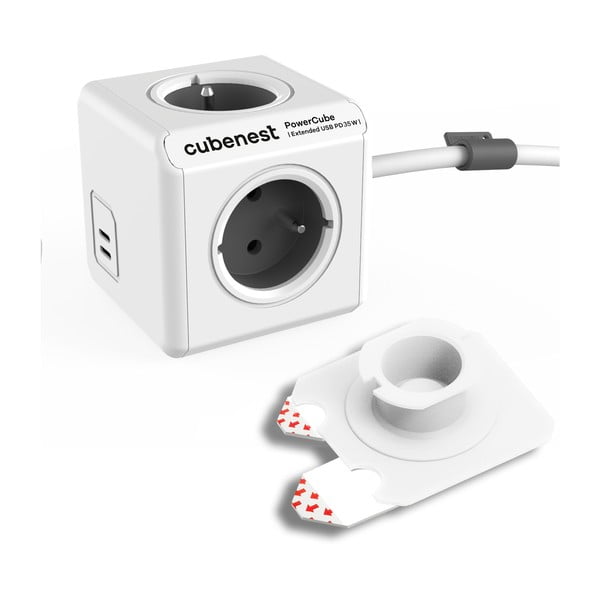 Kontaktligzda 13 cm PowerCube Extended USB – Cubenest