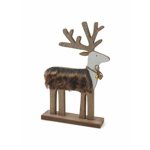 Koka Ziemassvētku dekoratīvā figūriņa Villa d'Este XMAS Renna Decorativa Grande