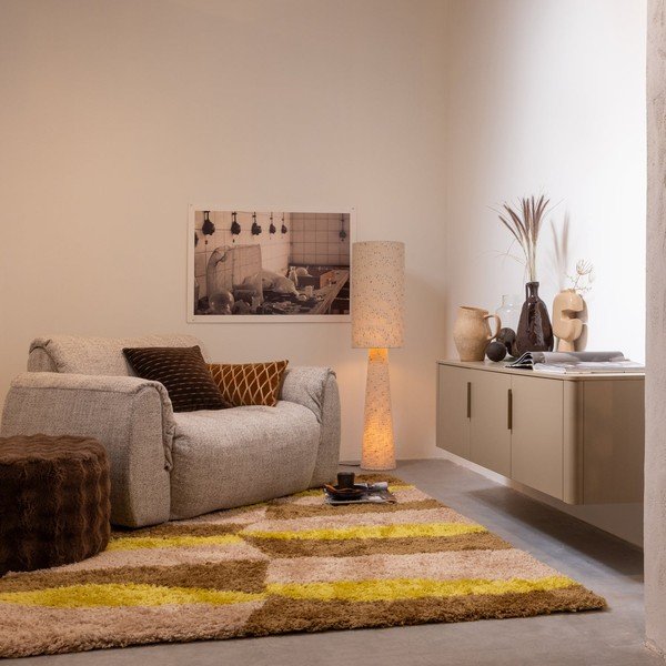 Pelēkbrūns priedes masīvkoka TV galdiņš 154x56x44 cm Gunnar – WOOOD-image-1